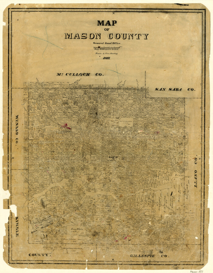 3836, Map of Mason County, General Map Collection