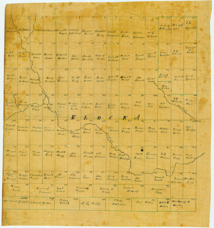 384, [Block A, Greer County, Texas], Maddox Collection