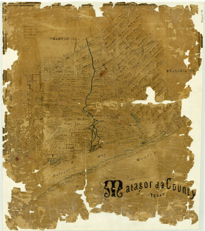 3845, Matagorda County Texas, General Map Collection