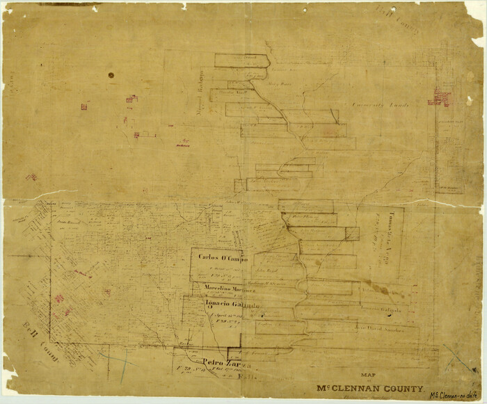 3862, Map of McClennan County, General Map Collection