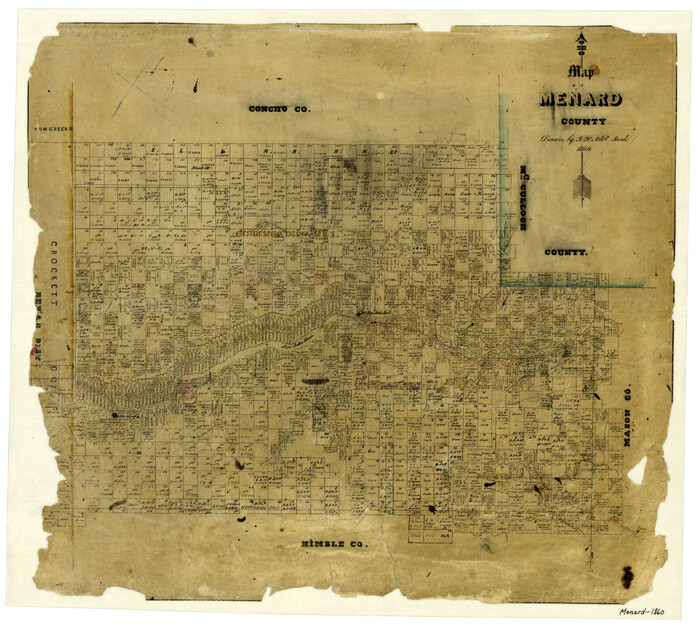 3874, Map of Menard County, General Map Collection