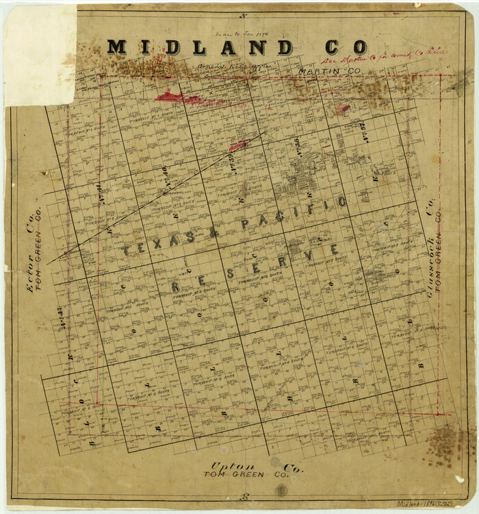 3877, Midland County, General Map Collection