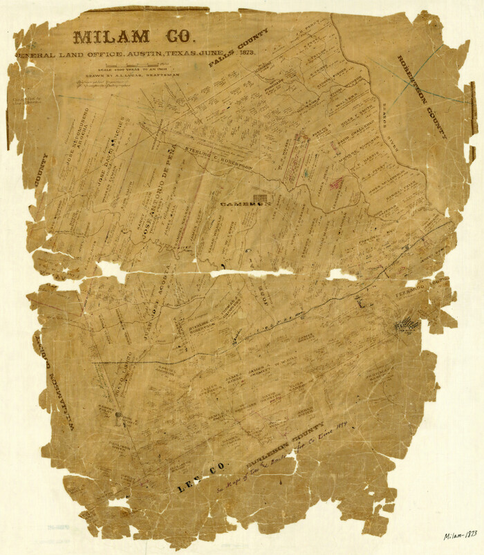 3880, Milam County, General Map Collection
