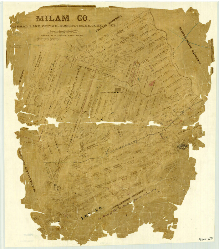 3880, Milam County, General Map Collection