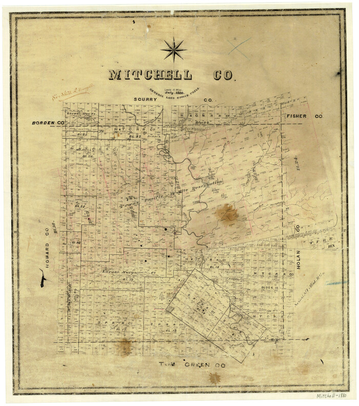 3883, Mitchell County, General Map Collection