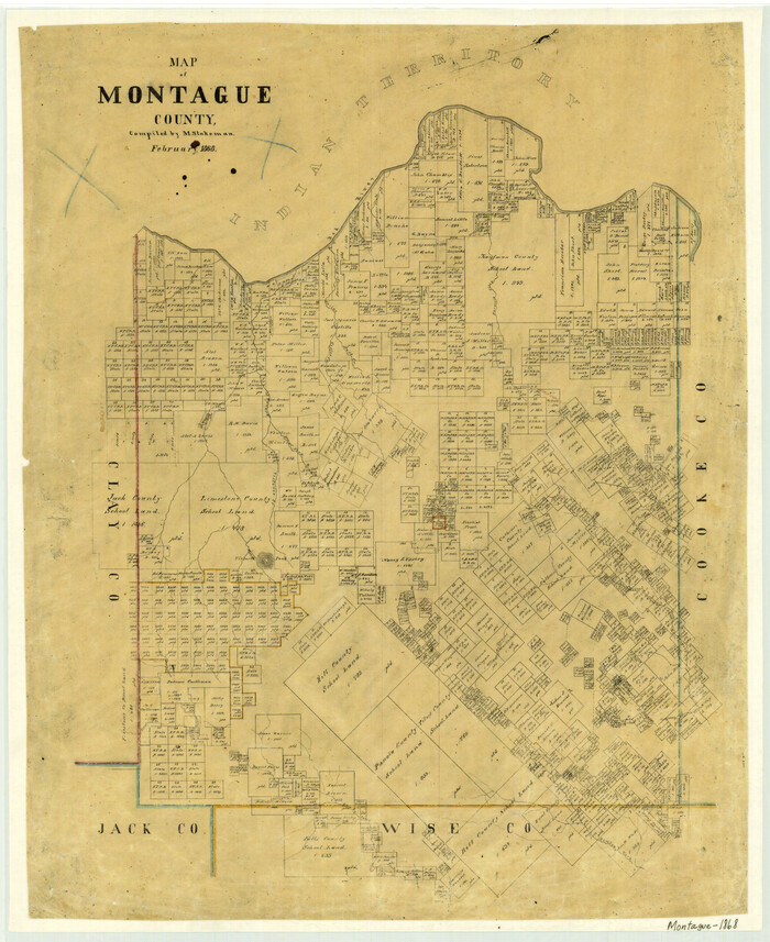 3887, Map of Montague County, General Map Collection