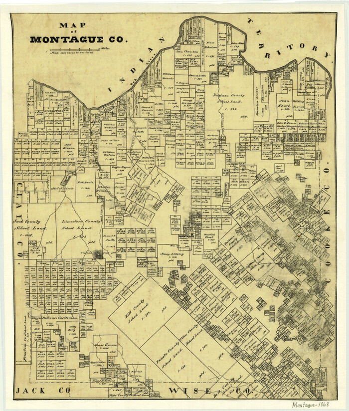 3888, Map of Montague County, General Map Collection