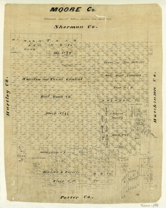 3900, Moore County, General Map Collection
