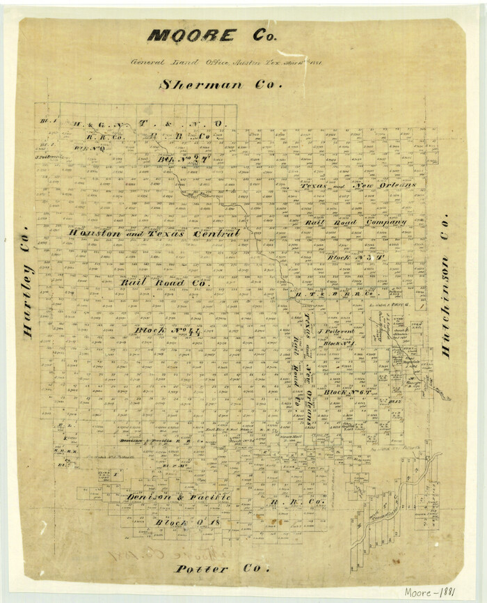 3900, Moore County, General Map Collection