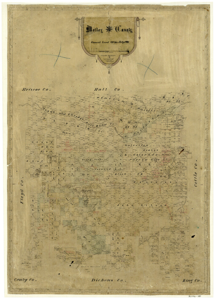 3905, Motley County, General Map Collection