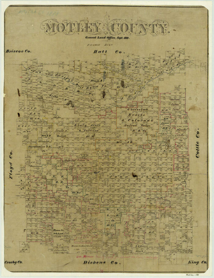 3906, Motley County, General Map Collection