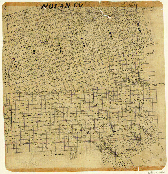 3916, Nolan County, General Map Collection
