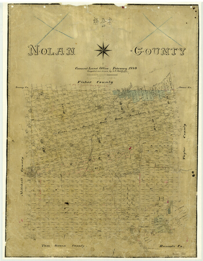 3917, Nolan County, General Map Collection