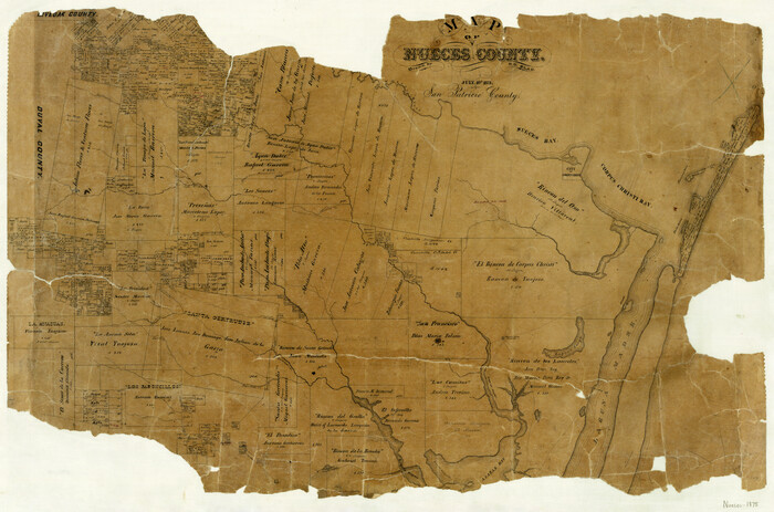 3919, Map of Nueces County, General Map Collection
