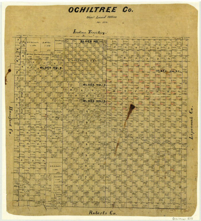 3924, Ochiltree County, General Map Collection