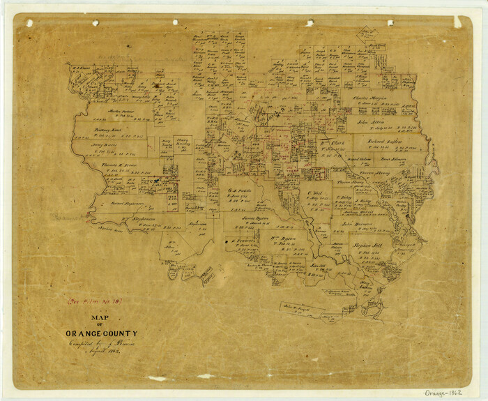 3929, Map of Orange County, General Map Collection