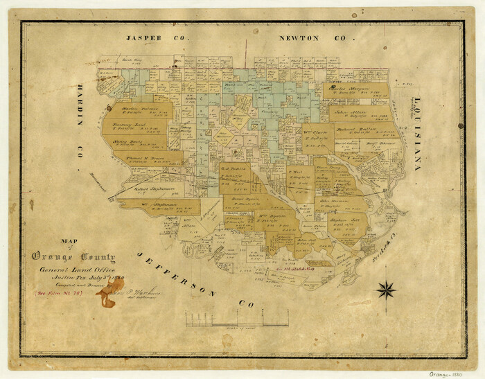 3930, Map of Orange County, General Map Collection