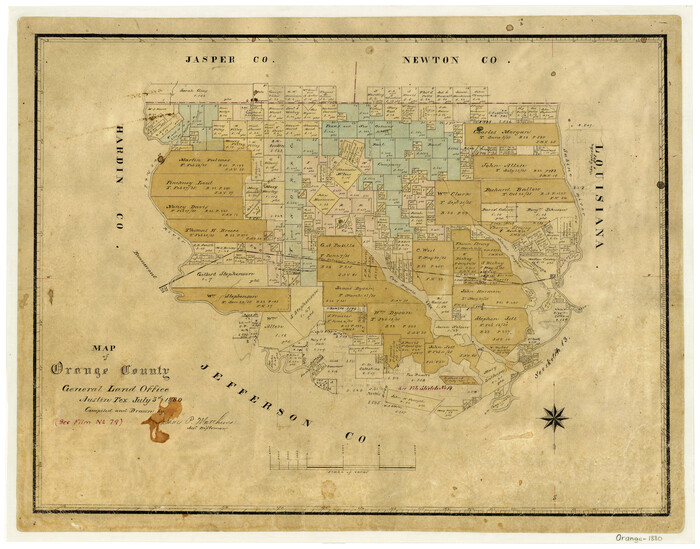 3930, Map of Orange County, General Map Collection