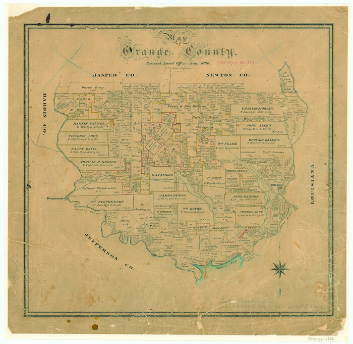 3931, Map of Orange County, General Map Collection
