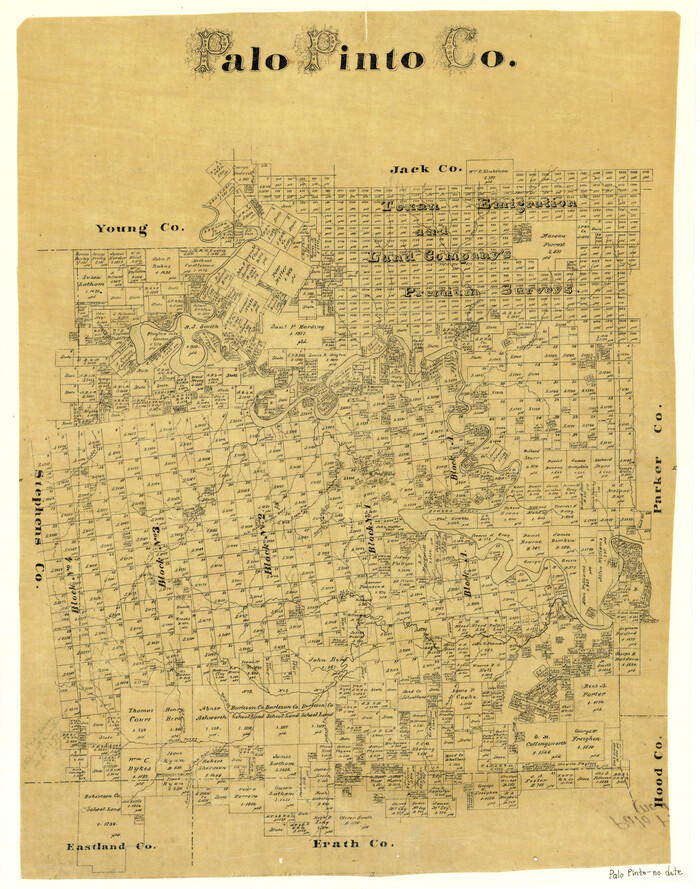 3936, Palo Pinto County, General Map Collection