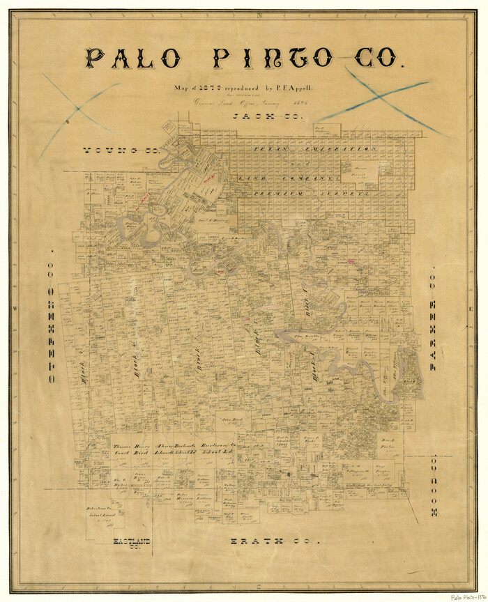3937, Palo Pinto County, General Map Collection
