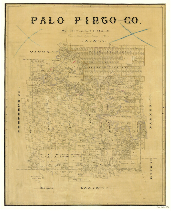 3937, Palo Pinto County, General Map Collection