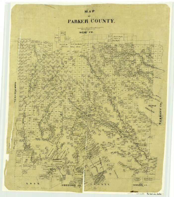 3942, Map of Parker County, General Map Collection
