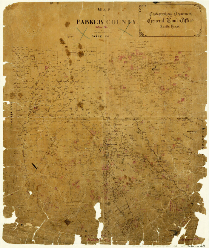 3944, Map of Parker County, General Map Collection
