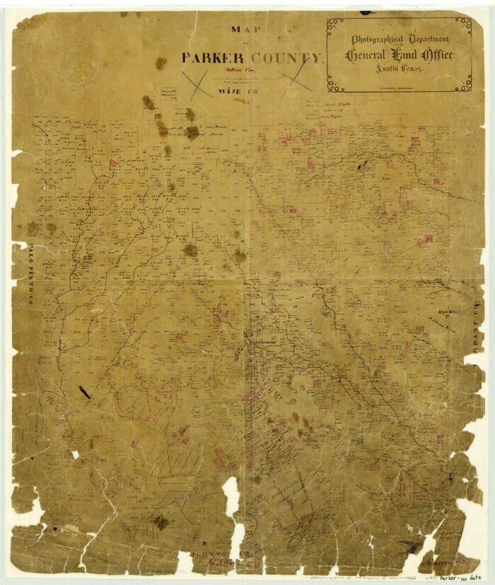 3944, Map of Parker County, General Map Collection