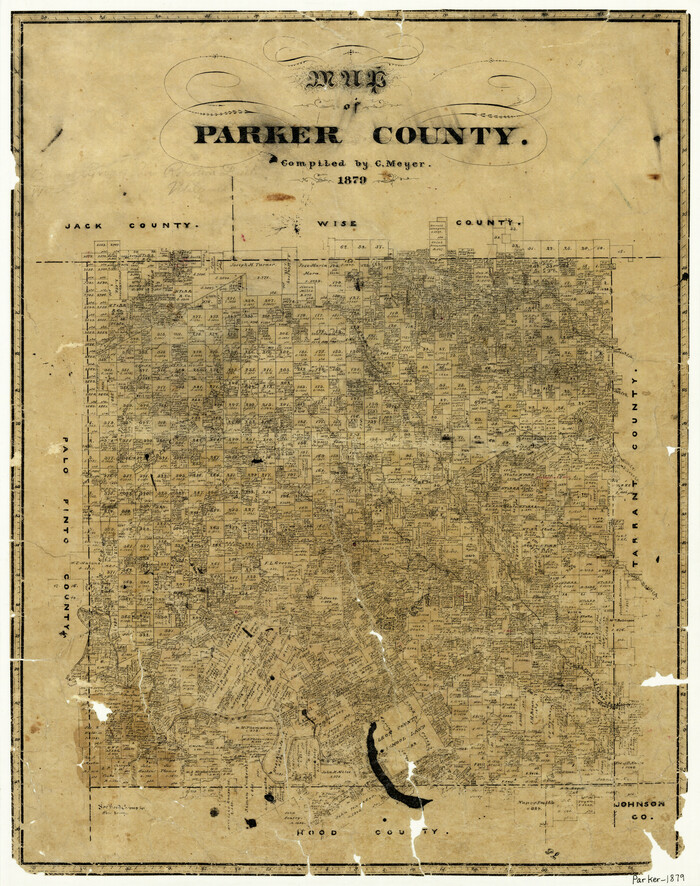 3947, Map of Parker County, General Map Collection
