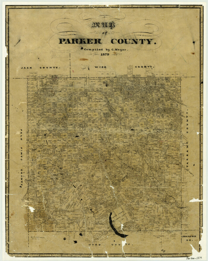 3947, Map of Parker County, General Map Collection