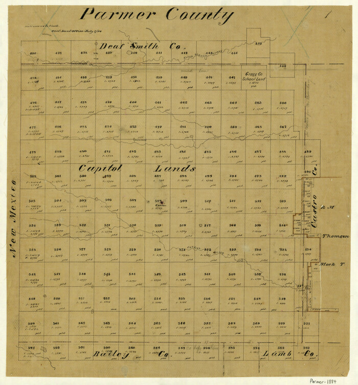 3949, Parmer County, General Map Collection