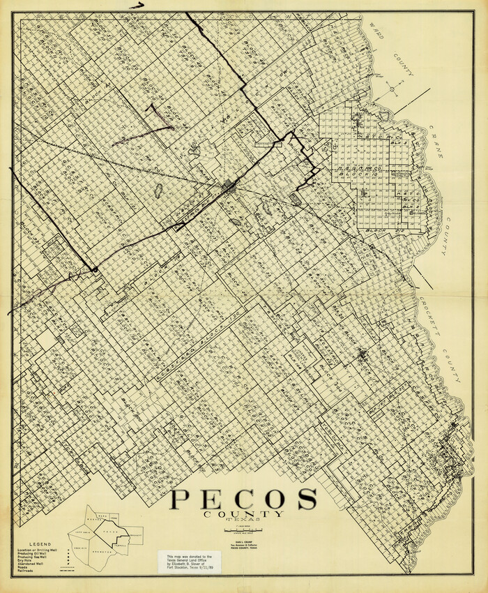 3950, Pecos County Texas, General Map Collection
