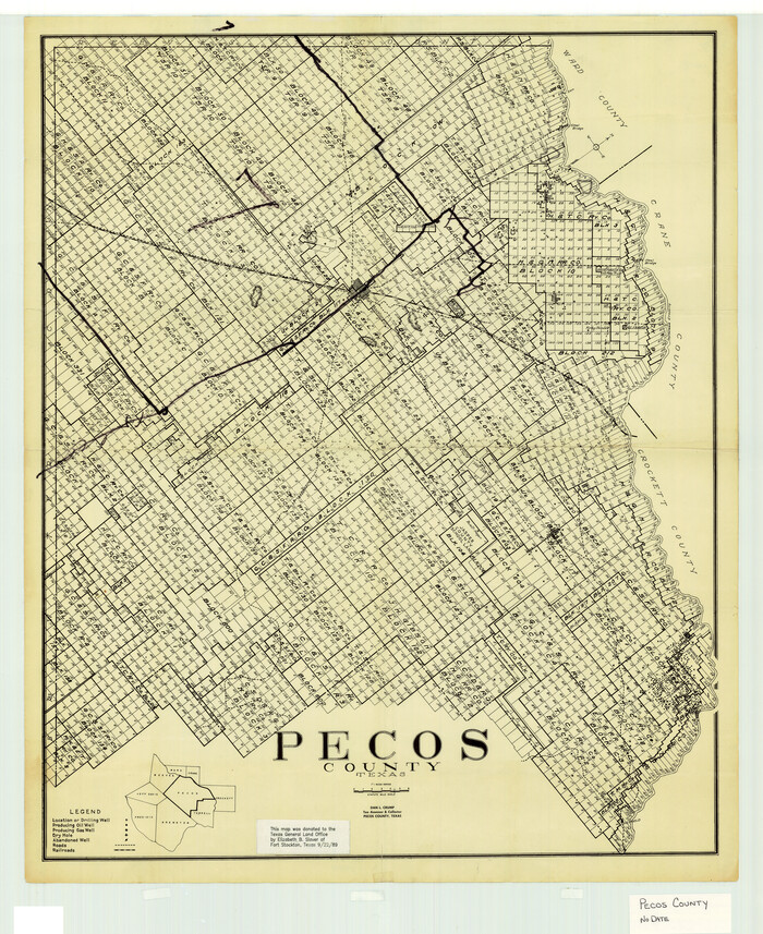 3950, Pecos County Texas, General Map Collection