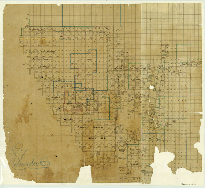 3969, No. 7 Presidio County, General Map Collection