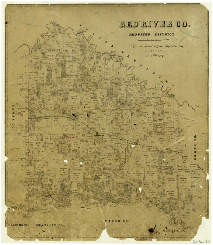 3976, Red River County Red River District, General Map Collection