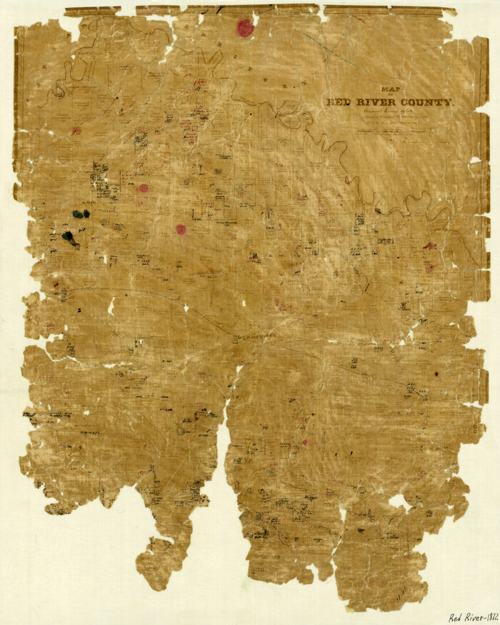 3979, Map of Red River County, General Map Collection
