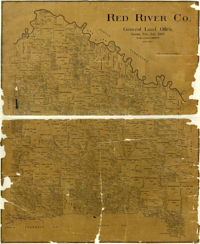 3982, Red River Co., General Map Collection
