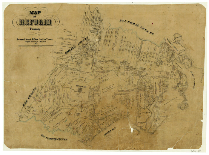 3988, Map of Refugio County, General Map Collection