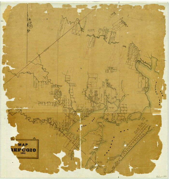 3989, Map of Refugio, General Map Collection