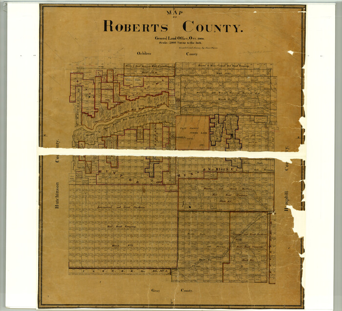 3990, Map of Roberts County, General Map Collection