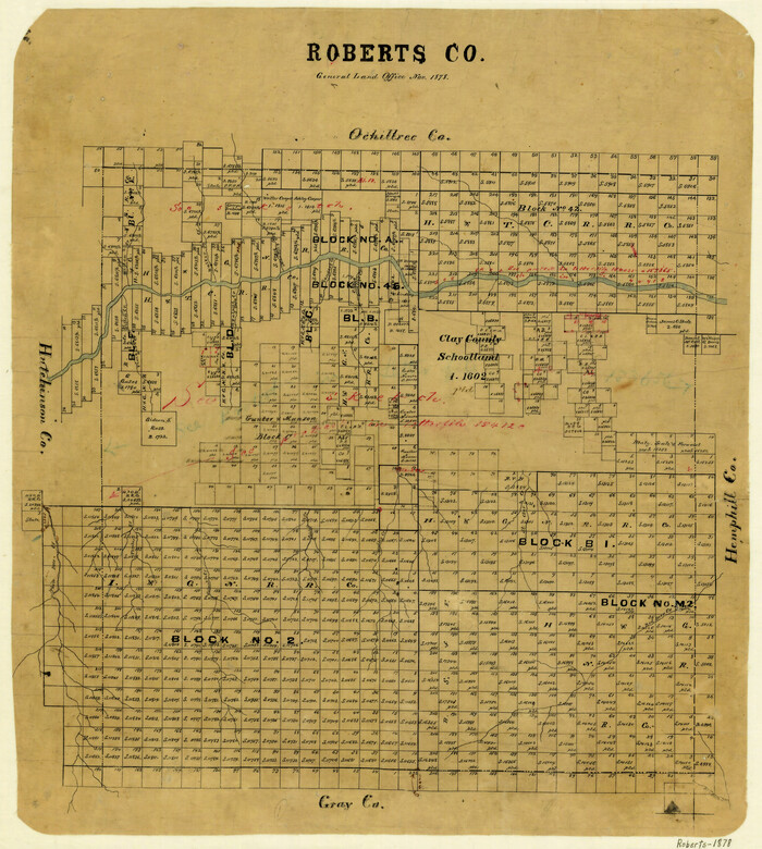 3991, Roberts County, General Map Collection
