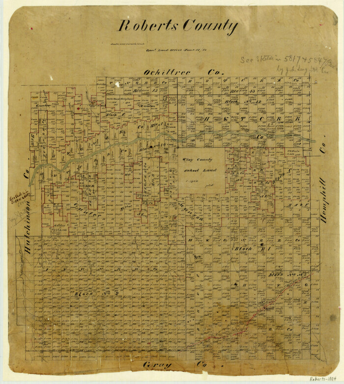 3992, Roberts County, General Map Collection
