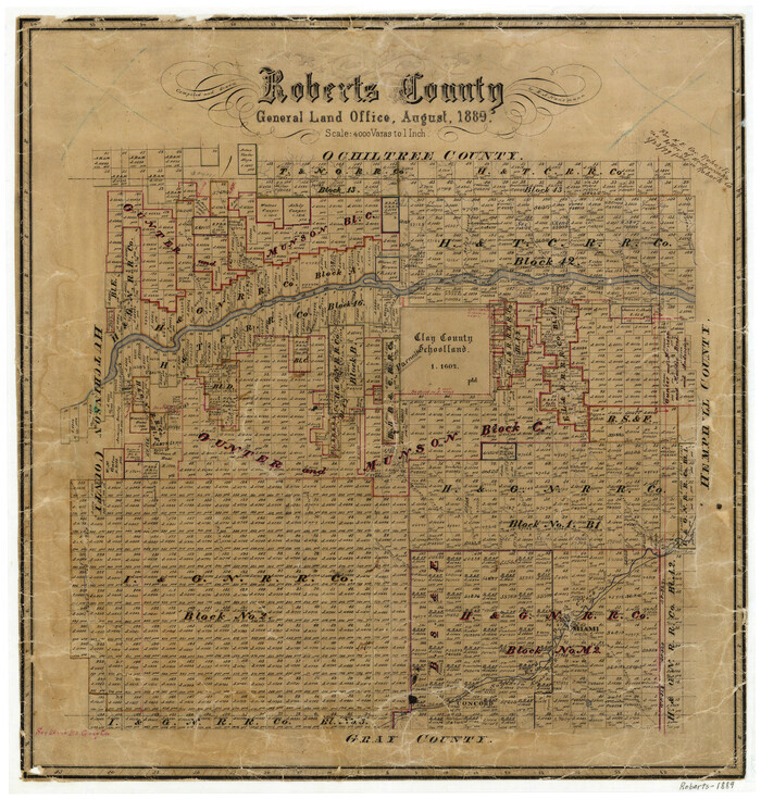 3993, Roberts County, General Map Collection