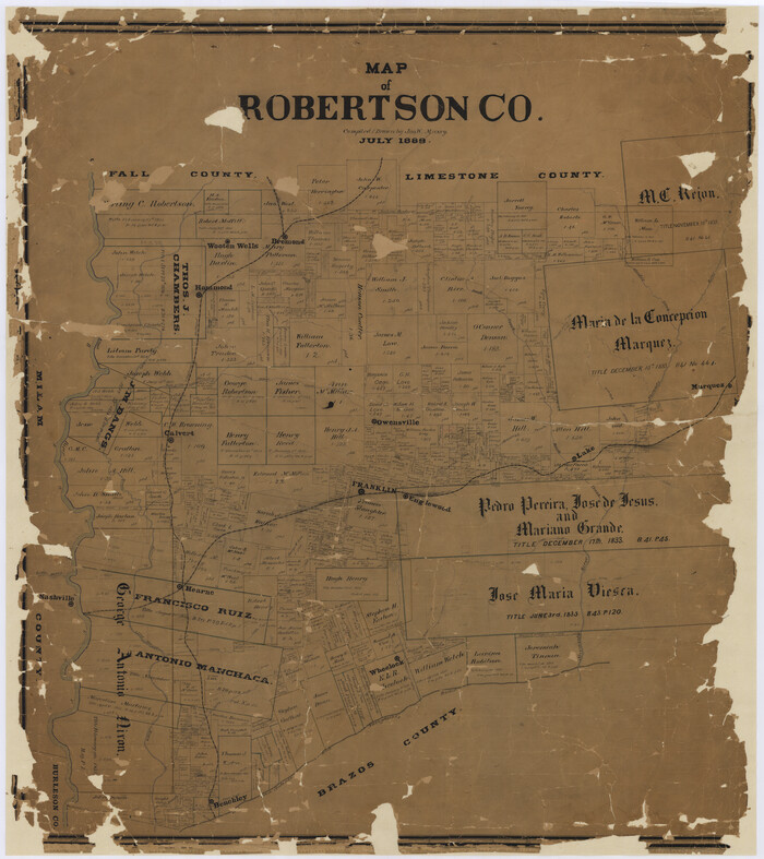 3996, Map of Robertson Co., General Map Collection
