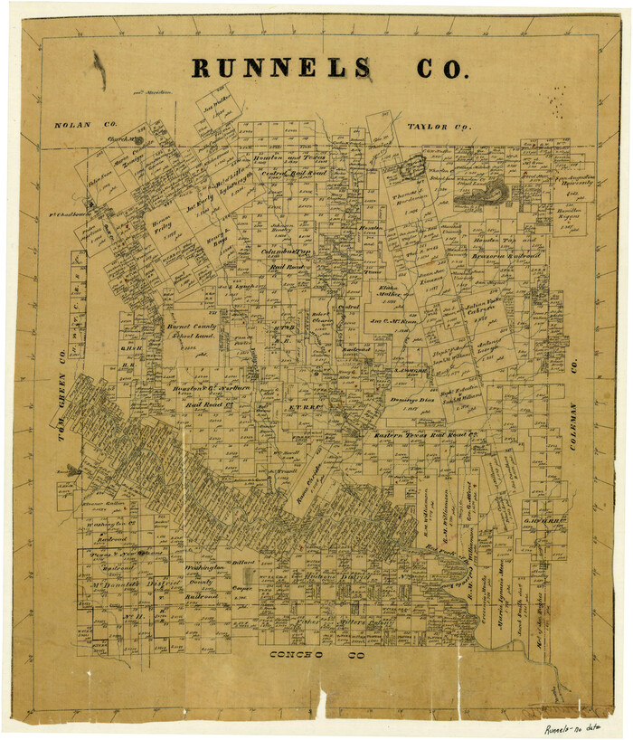 4001, Runnels County, General Map Collection
