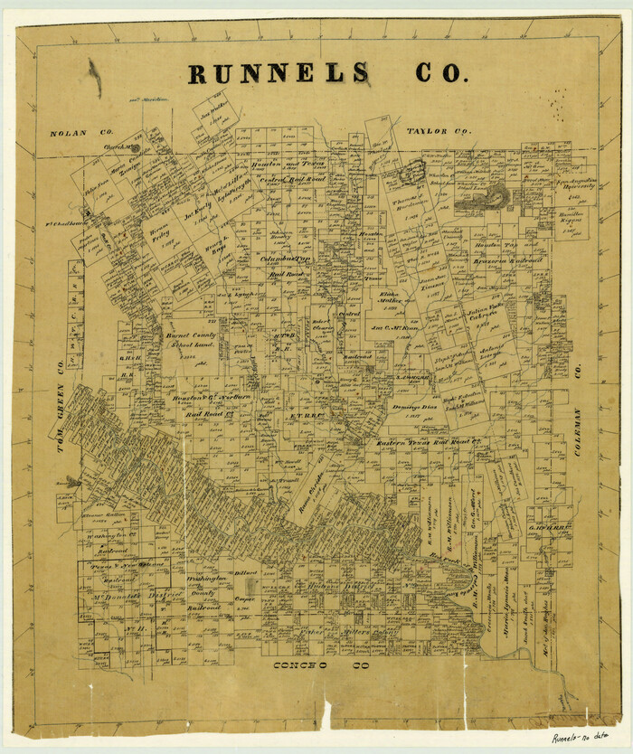 4001, Runnels County, General Map Collection