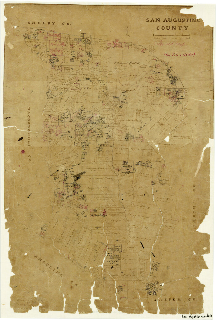 4014, San Augustine County, General Map Collection