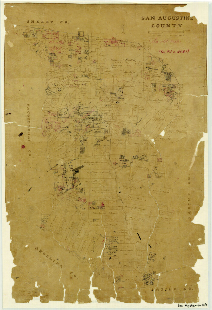 4014, San Augustine County, General Map Collection