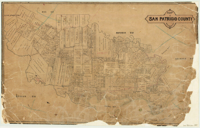 4017, Map of San Patricio County, General Map Collection